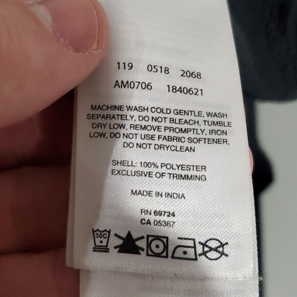 𝅺columbia medium black omni-wick light jacket - Picture 7 of 7